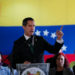 Venezuelan opposition leader Juan Guaido, who many nations have recognised as the country's rightful interim ruler, speaks during conference in Caracas, Venezuela March 9, 2020. REUTERS/Manaure Quintero