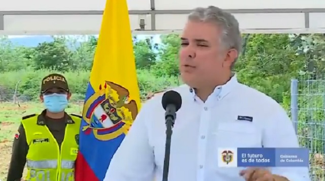 Foto captura de video @IvanDuque