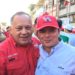 Diosdado Cabello junto al coronel Luis Piligra Jiménez