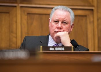 UNITED STATES - NOVEMBER 1: Rep. Albio Sires, D-N.J., listens during the House Foreign Affairs Committee hearing on "An Insiders Look at the North Korean Regime" on Wednesday, Nov. 1, 2017. (Photo By Bill Clark/CQ Roll Call)