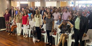 Juramentación o promesa de fidelidad al Rey y acatamiento de la Constitución
y las leyes / Foto Prensa Embajada de España