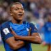 epa06175318 Kylian Mbappe of France celebrates scoring during the FIFA World Cup qualification Round 1 - Group A soccer match between France and The Netherlands at the Stade de France stadium, in Saint-Denis, Paris, France, 31 August 2017.  EPA/YOAN VALAT (MaxPPP TagID: epalivetwo881912.jpg) [Photo via MaxPPP]