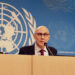 UN High Commissioner for Human Rights Volker Türk press conference ahead of Human Rights Day
Geneva, Switzerland - 06 December 2023