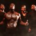 Captura de video donde se registró a los cantantes cubanos (i-d) El Funky, Yotuel y Randy Malcom y Alexander Delgado del dúo Gente de Zona, en el video musical de la canción "Patria y vida". EFE/Yotuel-Patria y Vida